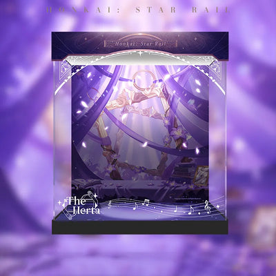 The Herta Standard Edition display case with decorative acrylic panels