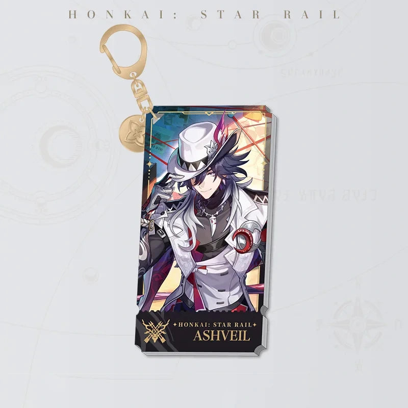 Honkai: Star Rail Ashveil The Hunt acrylic charm
