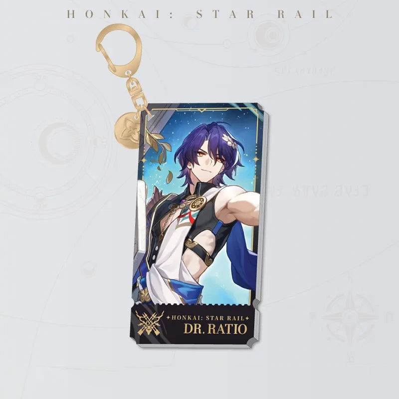 Honkai: Star Rail Dr. Ratio The Hunt acrylic charm