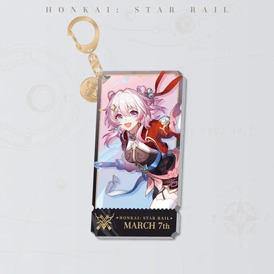 Honkai: Star Rail March 7th The Hunt acrylic charm