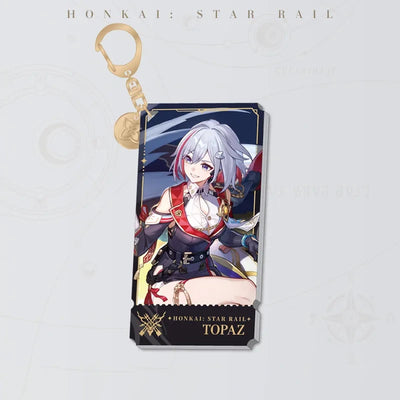 Honkai: Star Rail Topaz The Hunt acrylic charm