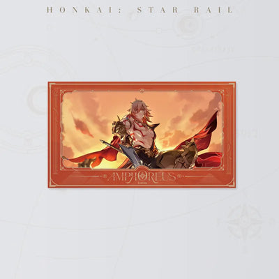 Honkai Star Rail Mydei film-style card featuring character artwork
