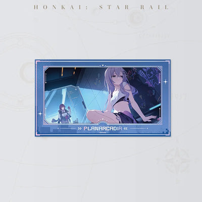 Honkai Star Rail Silver Wolf's Memories film-style card featuring Silver Wolf in a futuristic setting