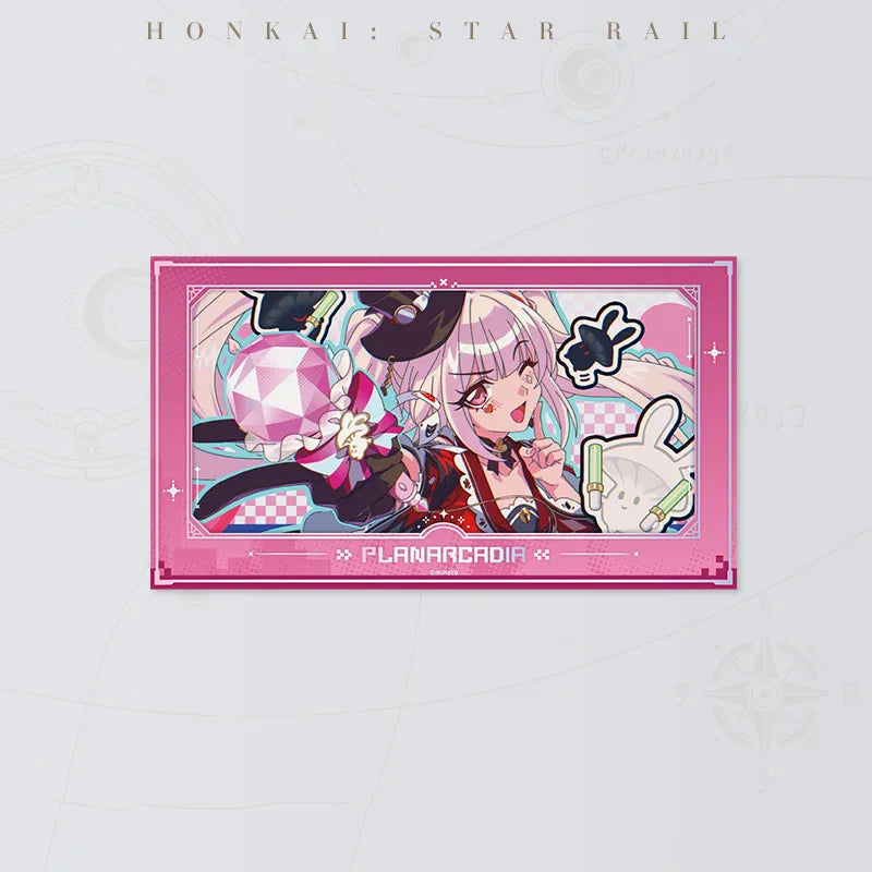 Honkai Star Rail Sparxie's Livestream film-style card featuring Sparxie with colorful accessories