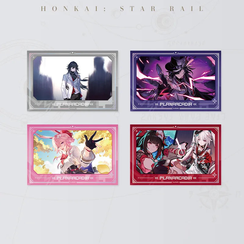 The Memories We Share lenticular collectible cards featuring Honkai Star Rail characters and story scenes