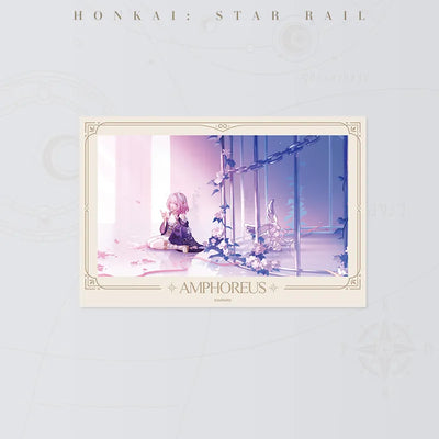 Honkai Star Rail Flower of Memory lenticular card featuring a floral scene with Cyrene