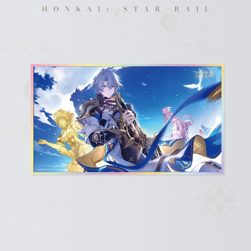 Honkai Star Rail See You Again Companions PET art board featuring a group of Amphoreus characters