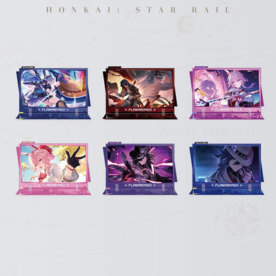 The Memories We Share Series acrylic standees featuring Firefly, Kafka, Aventurine, and other characters