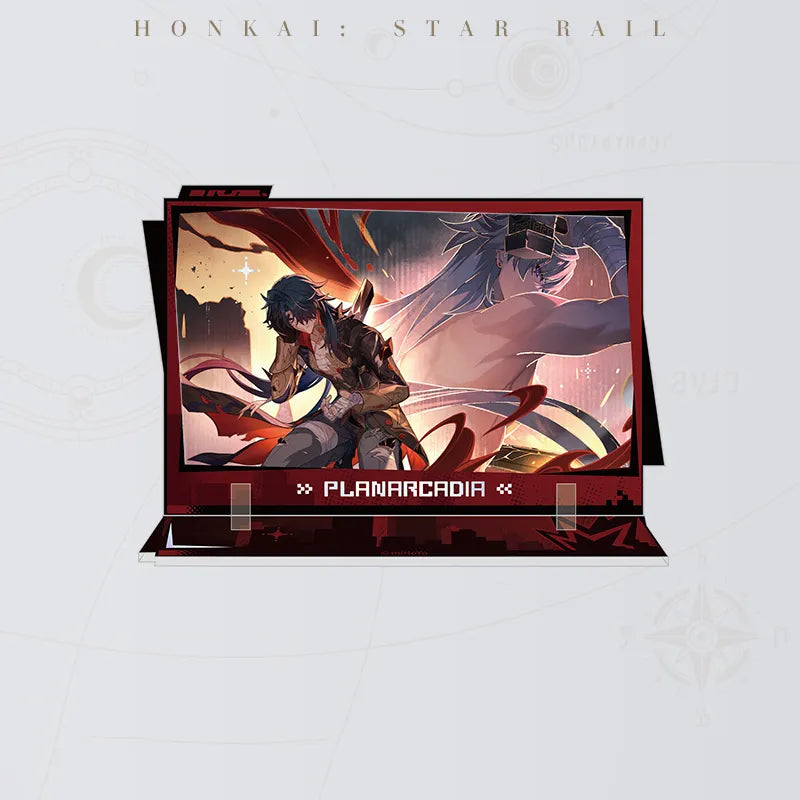 Honkai: Star Rail Blade Shard Sword acrylic standee featuring dramatic red and black character artwork