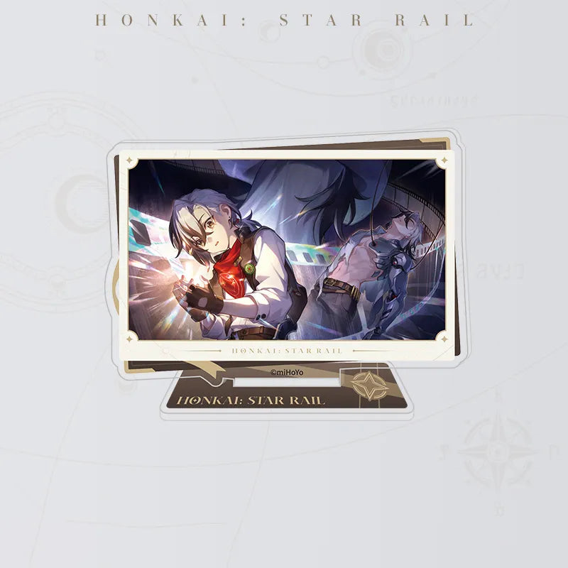 Honkai: Star Rail Boothill acrylic standee featuring character artwork with dynamic action effects