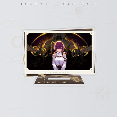 Honkai: Star Rail Kafka acrylic standee featuring character artwork with dark and golden accents