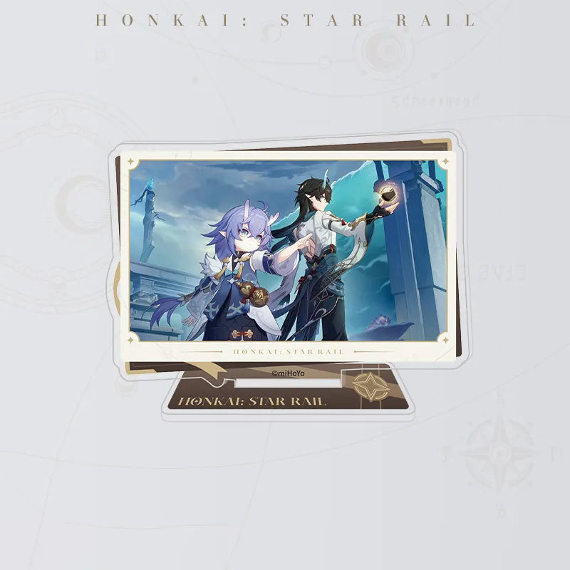 Honkai: Star Rail The Dragon Returns Home acrylic standee featuring Dan Heng and Bailu