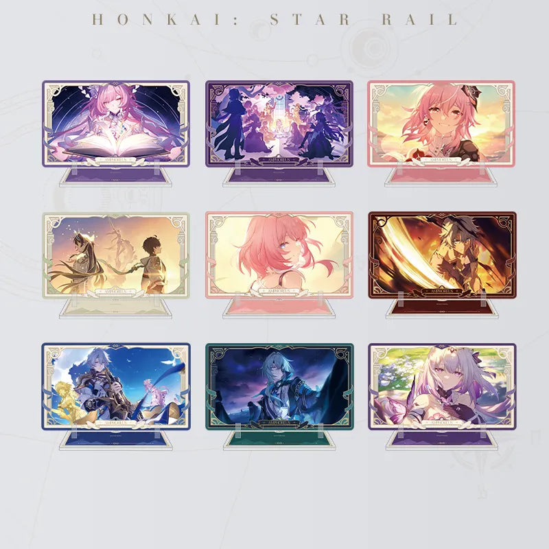 The Memories We Share Vol. 2 acrylic standees featuring Cyrene, Phainon, Castorice, and other characters
