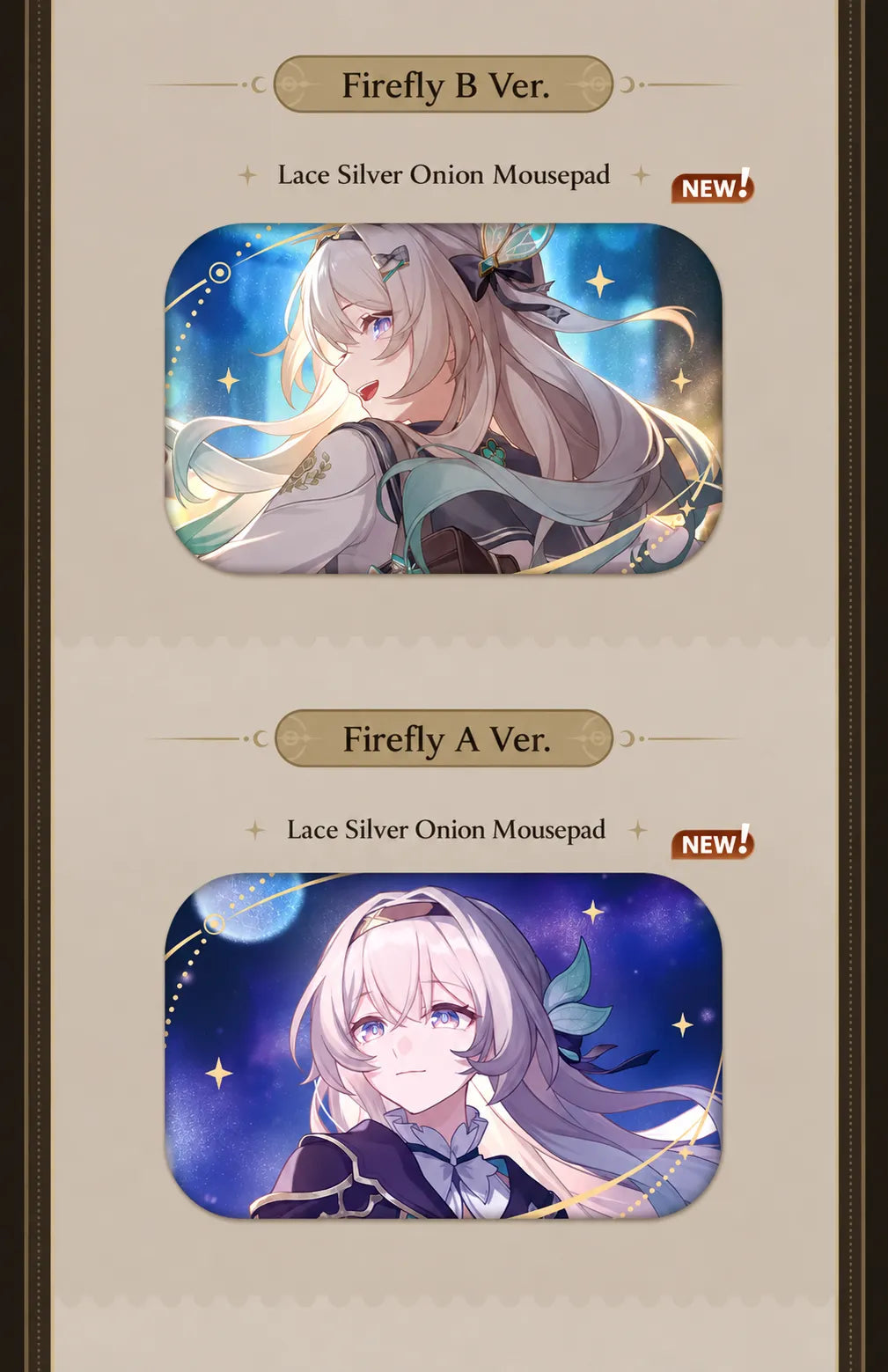 Firefly Best Version of Me and Final Farewell badge designs
