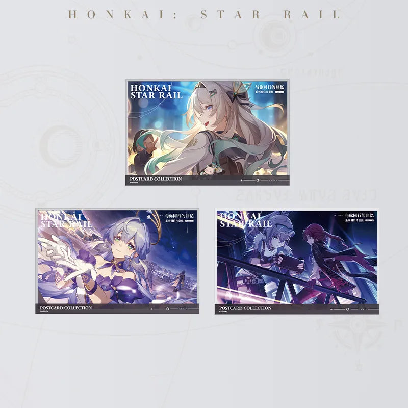 Honkai: Star Rail The Memories We Share Series postcard collection featuring character artwork and story scenes