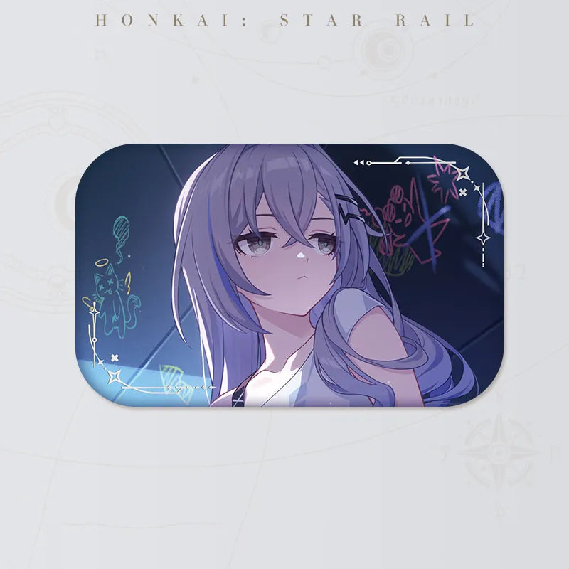 Honkai: Star Rail Silver Wolf collectible tinplate badge