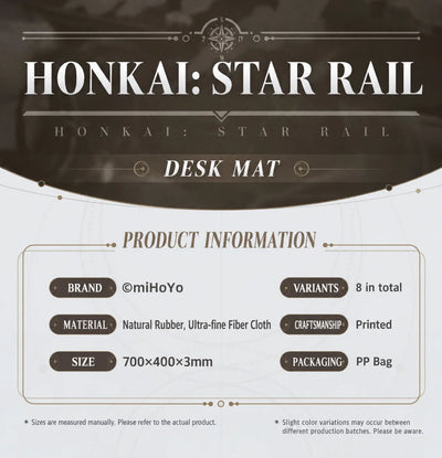 Honkai: Star Rail Theme Series Desk Mat product details