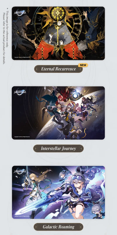 Honkai: Star Rail Theme Series Desk Mat design options