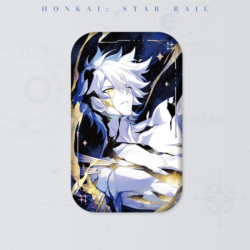 Honkai: Star Rail Thus Burns the Dawn Light Cone Tinplate Badge