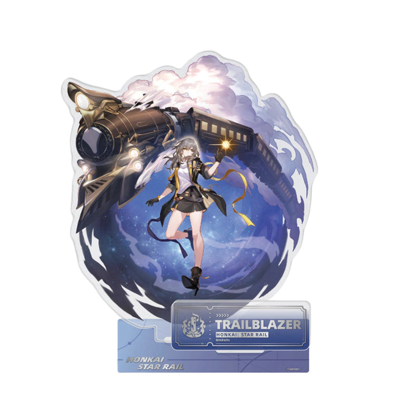Official Honkai Star Rail merchandise collection featuring figures plush dolls acrylic stands badges keychains apparel and collectibles