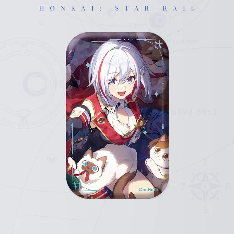 Honkai: Star Rail Worrisome, Blissful Light Cone Tinplate Badge