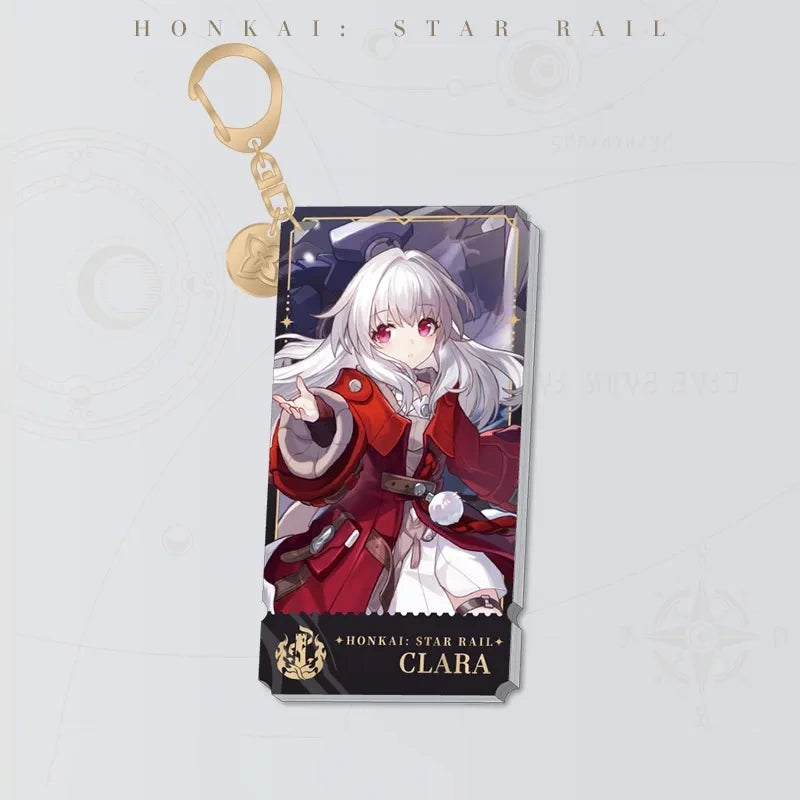 Honkai: Star Rail Clara Character Artwork Series Destruction Acrylic Charm