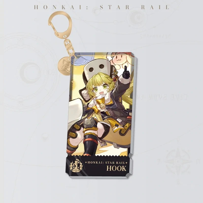 Honkai: Star Rail Hook Character Artwork Series Destruction Acrylic Charm