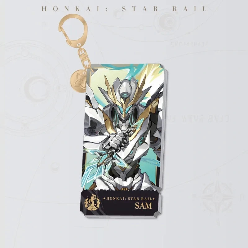 Honkai: Star Rail Sam Character Artwork Series Destruction Acrylic Charm