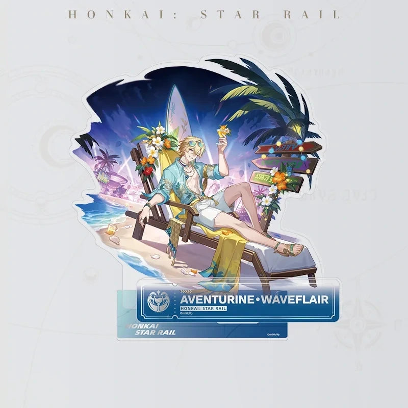 Honkai: Star Rail Aventurine • Waveflair Character Artwork Series Elation Acrylic Standee