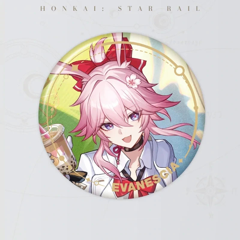 Honkai: Star Rail Evanescia Character Artwork Series Elation Tinplate Badge