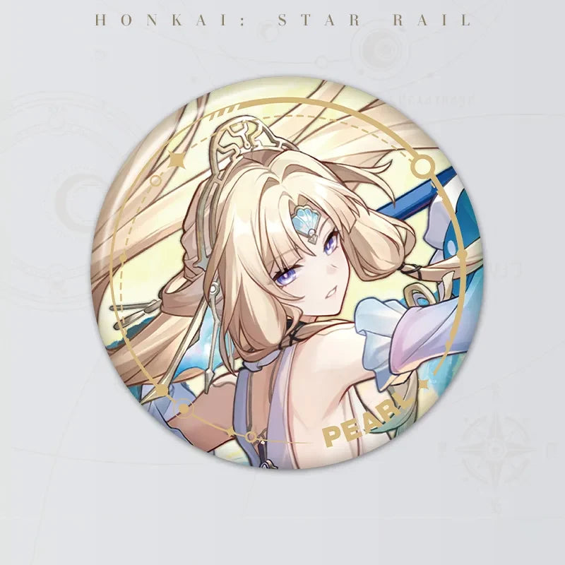 Honkai: Star Rail Pearl Character Artwork Series Elation Tinplate Badge
