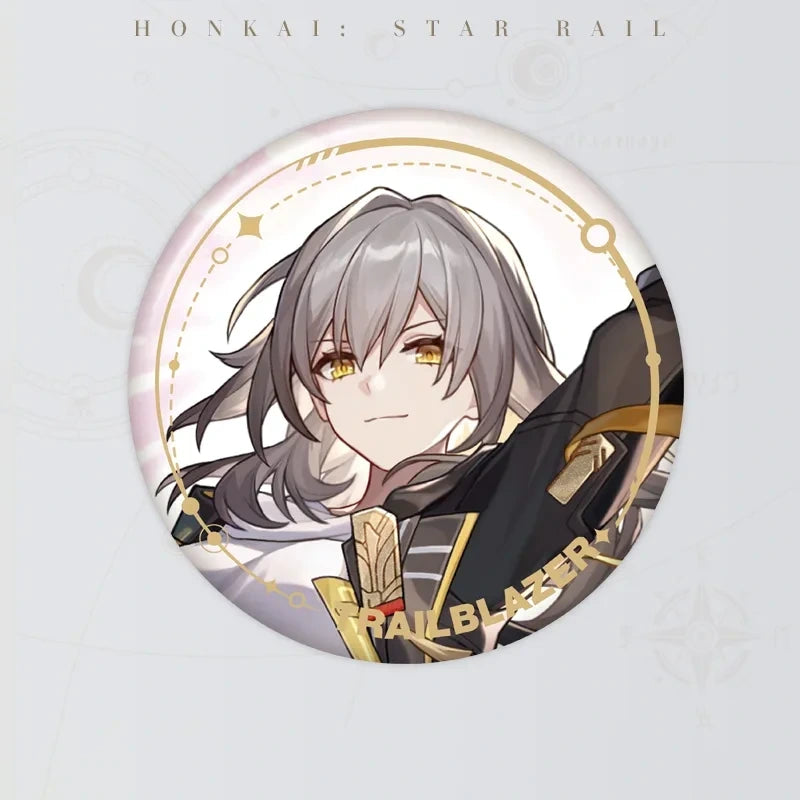 Honkai: Star Rail Trailblazer Female Character Artwork Series Elation Tinplate Badge