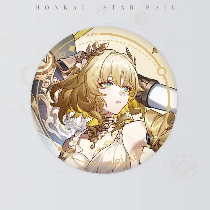 Honkai: Star Rail Aglaea Character Artwork Series Remembrance Tinplate Badge
