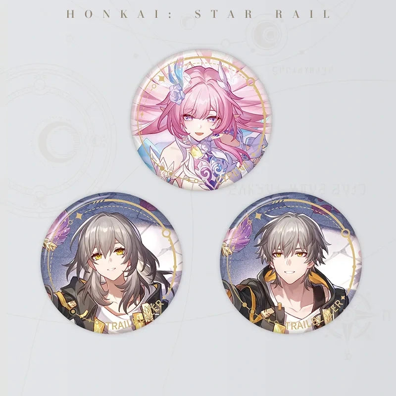 Honkai: Star Rail Character Artwork Series Remembrance Tinplate Badge collection