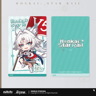 Honkai: Star Rail Feixiao Time to Feast! chibi holographic collectible card
