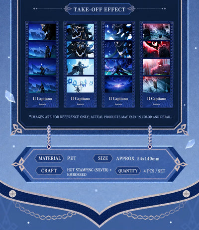 Il Capitano Memories of This Life collectible card set featuring character artwork and premium card finishes
