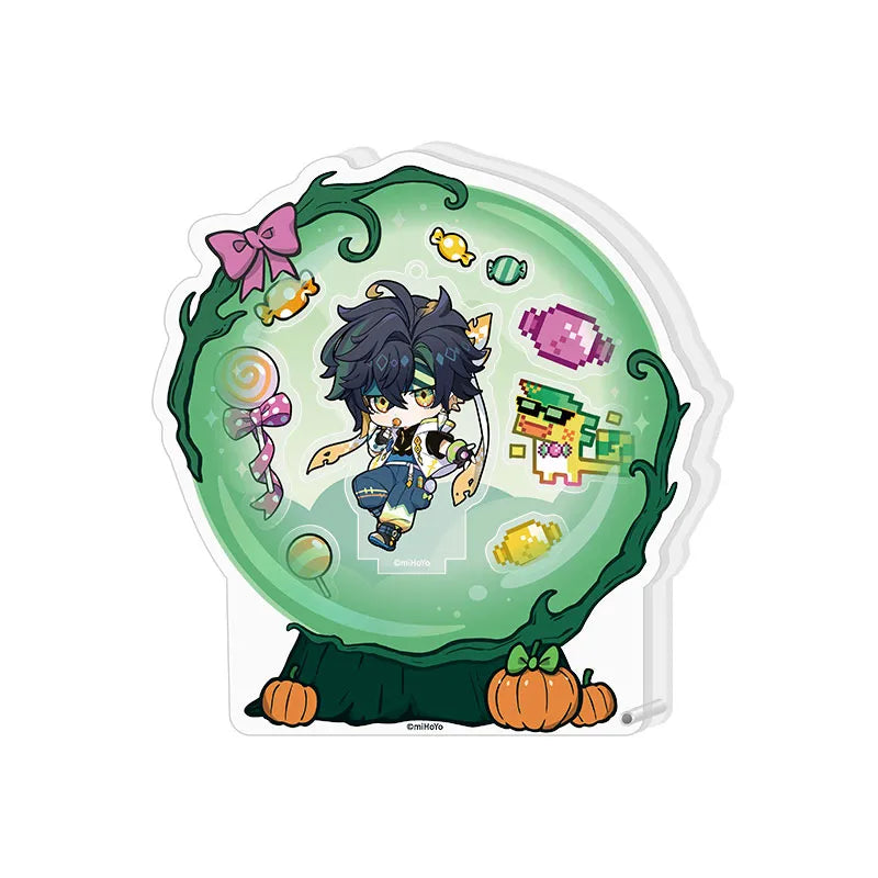 Genshin Impact Immernachtreich Reverie acrylic stand featuring Kinich themed design