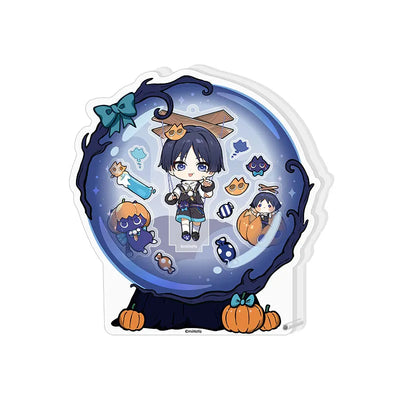 Genshin Impact Immernachtreich Reverie acrylic stand featuring Wanderer themed design
