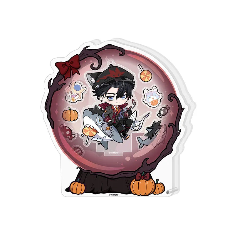 Genshin Impact Immernachtreich Reverie acrylic stand featuring Wriothesley themed design
