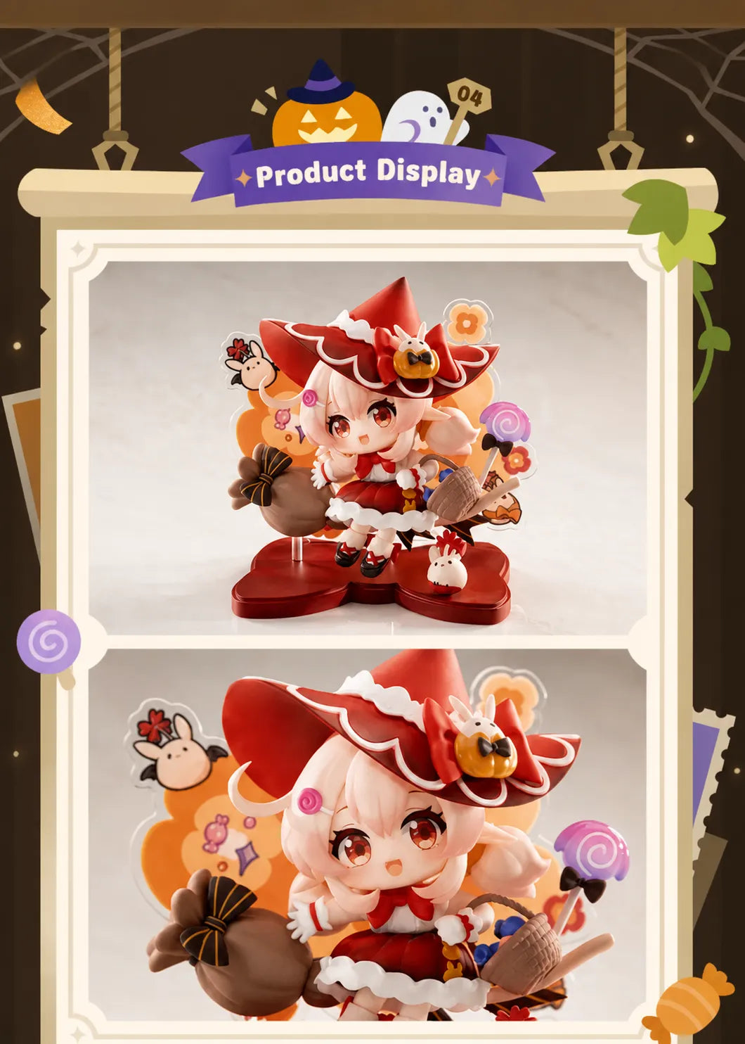 Genshin Impact Klee figure with detailed facial design and expression