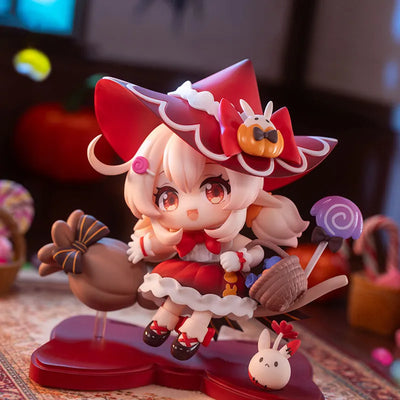 Genshin Impact Klee Q version figure featuring cute chibi design and themed display base