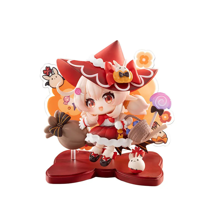 Genshin Impact Klee Q version figure on white background