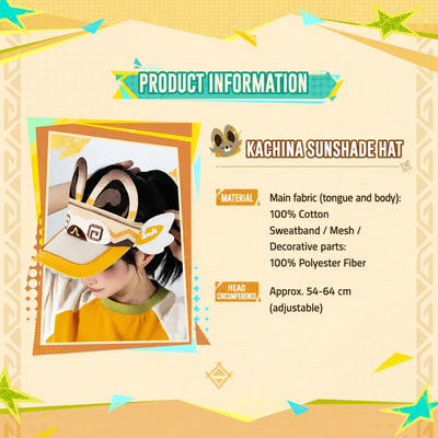 Kachina Sun Visor Hat lifestyle model showcase