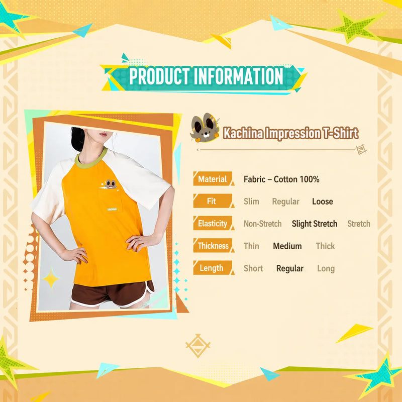 Kachina T Shirt Material Fit and Fabric Information