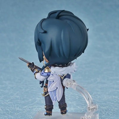Kaeya Nendoroid figure posed with Cryo effect accessory in an action display