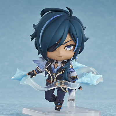 Front view of the Genshin Impact Kaeya Nendoroid figure with Cold Blade accessory.