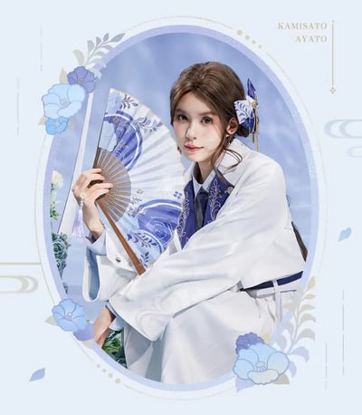Versatile styling options for Kamisato Ayato butterfly bow accessory