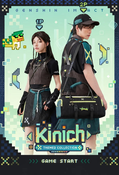 Kinich themed cropped patchwork vest product information