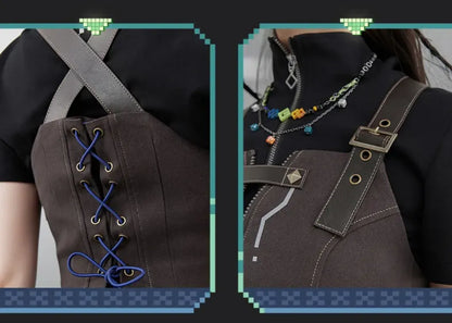 Flat lay front view of cropped vest