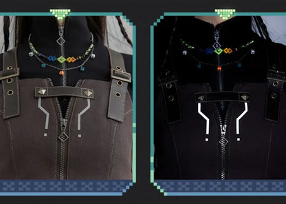 Model wearing front view display